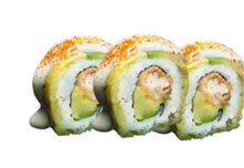 Kei acevichado camarón roll